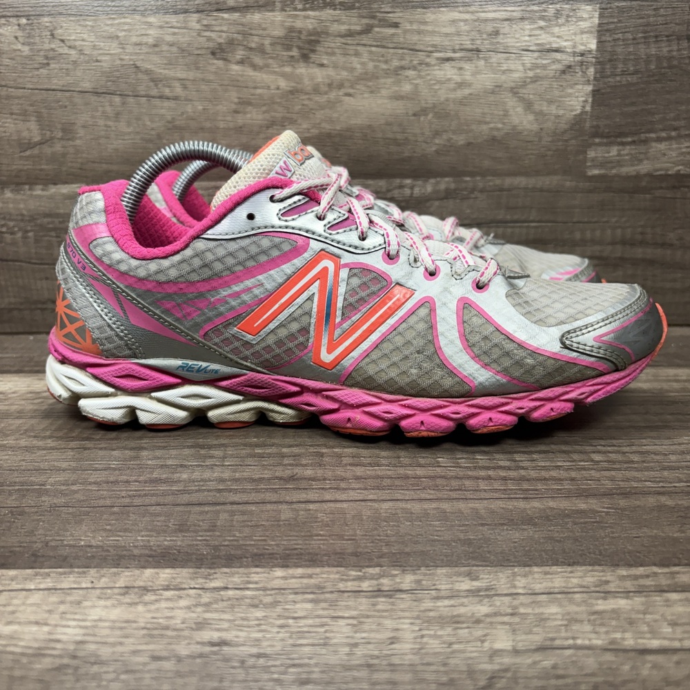 New Balance 870 v3 Gray Pink Womens US Size 10.5 EUR 42.5 W870PS3 Running Shoes